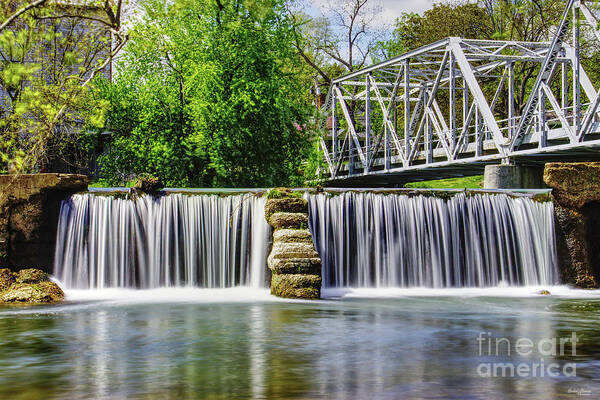 Ozarks Poster featuring the photograph Finley River Dam by Jennifer White