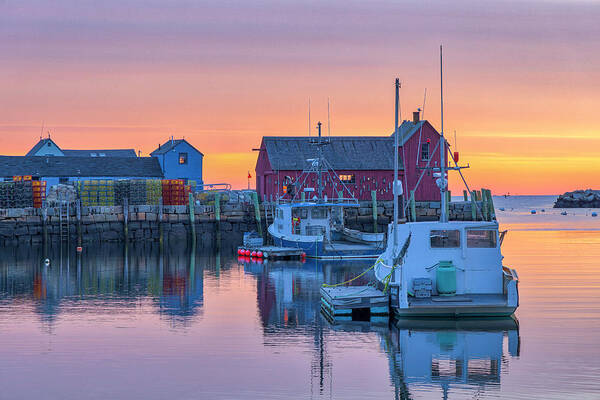 Motif Number One Poster featuring the photograph Fishing Shack Motif Number One Massachusetts Cape Ann by Juergen Roth