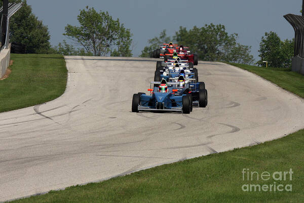 Formula Poster featuring the photograph Formula BMW Race by Pete Klinger