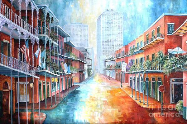 New Orleans Poster featuring the painting French Quarter Royal by Diane Millsap