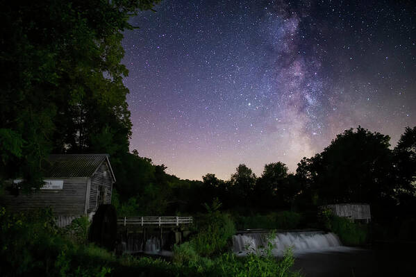 Milky Way Poster featuring the photograph From Another TIme by Nate Brack