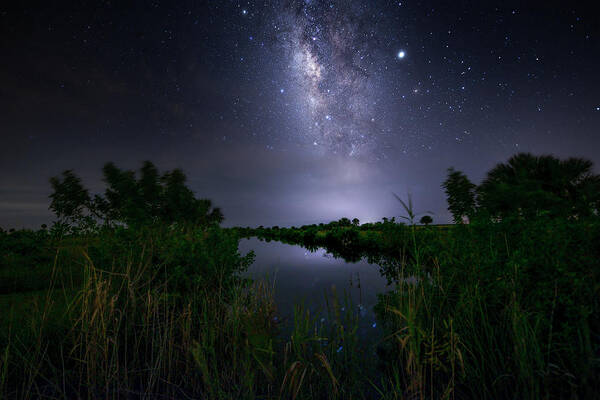 Milky Way Poster featuring the photograph Galaxy Nights by Mark Andrew Thomas