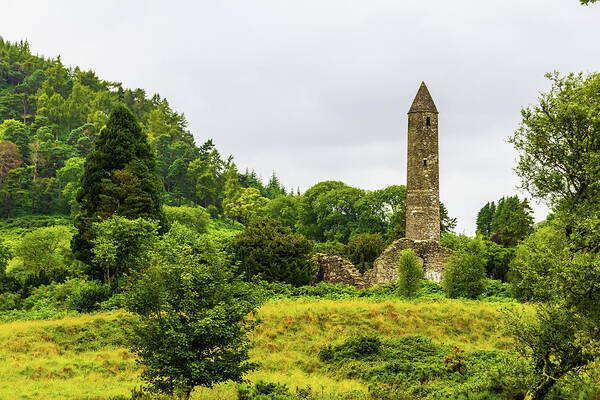 Glendalough Poster featuring the photograph Glendalough in County Wicklow by Fabiano Di Paolo