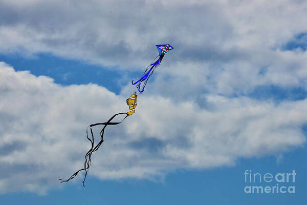 Clouds Poster featuring the photograph Go Fly a Kite by Craig Wood