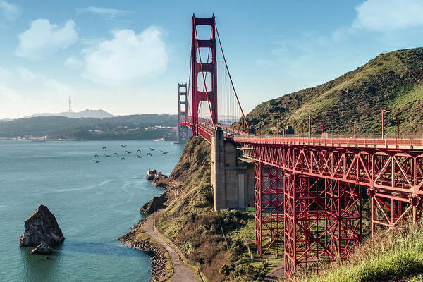 Golden Gate Poster featuring the photograph Golden Gate Bridge 3 by Patti Deters
