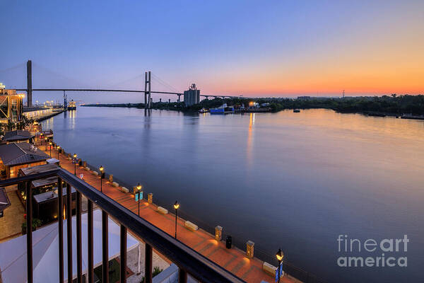 Morning Poster featuring the photograph Good morning, Savannah... by Shelia Hunt