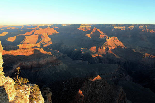 Grand Canyon National Park Poster featuring the photograph Grand Canyon - Sunrise by Richard Krebs