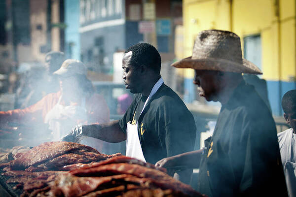 Food Vendor Poster featuring the photograph Grilled Ribs by Rich S