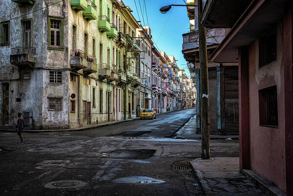 Havana Cuba Poster featuring the photograph Havana Street by Tom Singleton