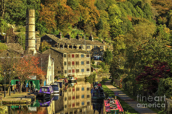 Uk Poster featuring the photograph Hebden Bridge, West Yorkshire by Tom Holmes Photography
