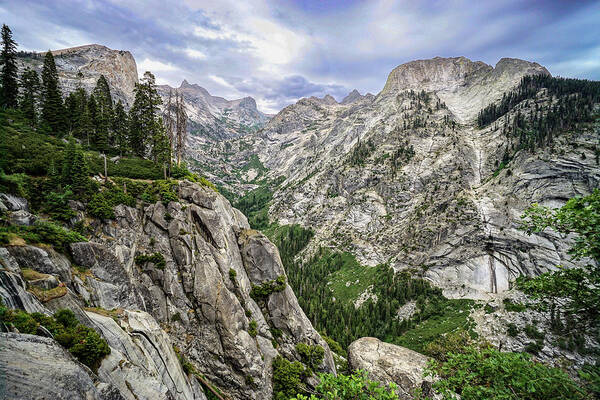 High Sierra Trail Poster featuring the photograph High Sierra Trail Vista by Brett Harvey