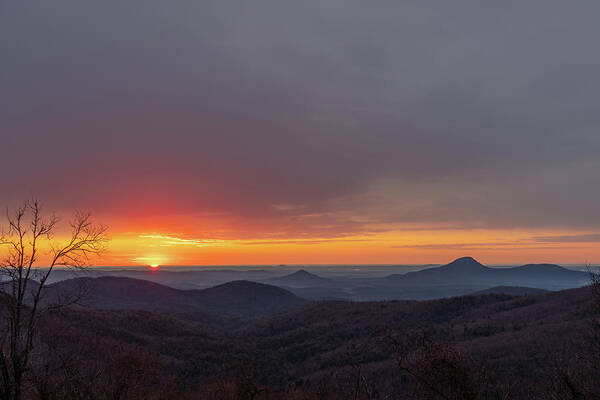 2020 Poster featuring the photograph Hogpen Gap Sunrise by David R Robinson