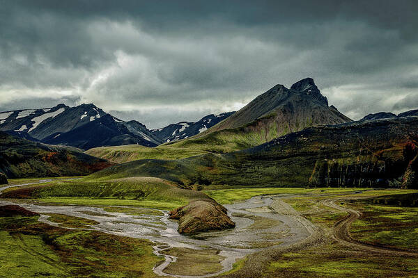 Yancho Sabev Photography Poster featuring the photograph Icelandic Highlands by Yancho Sabev Art
