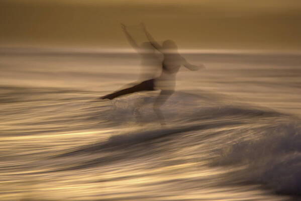 Surf Poster featuring the photograph In motion 3 by Nicolas Lombard