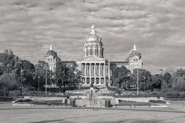 Iowa Poster featuring the photograph Iowa State Capitol by Darrell Foster