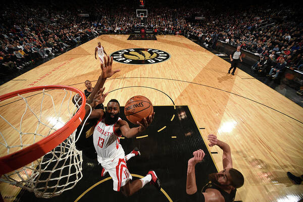 James Harden Poster featuring the photograph James Harden by Ron Turenne