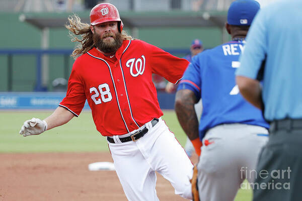 Three Quarter Length Poster featuring the photograph Jayson Werth and Bryce Harper by Joe Robbins