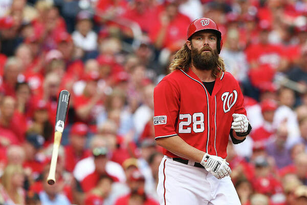 National League Baseball Poster featuring the photograph Jayson Werth by Elsa