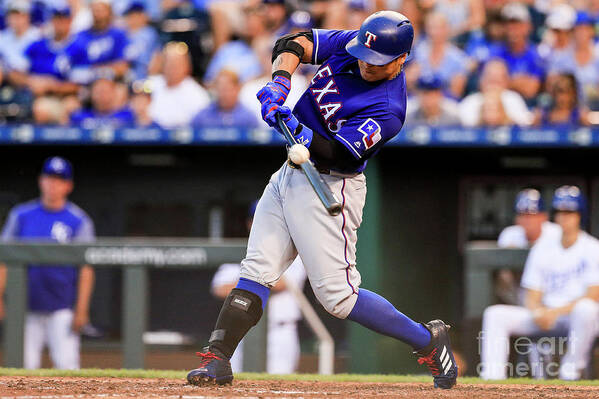 Ninth Inning Poster featuring the photograph Joey Gallo and Shin-soo Choo by Brian Davidson