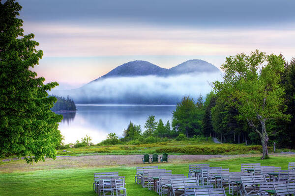 Acadia National Park Poster featuring the photograph Jordan Pond 0466 by Greg Hartford