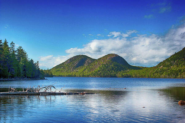 Jordan Pond Poster featuring the photograph Jordan Pond by Mary Bedy