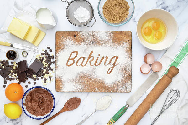Baking Poster featuring the photograph Just Baking by Tim Gainey