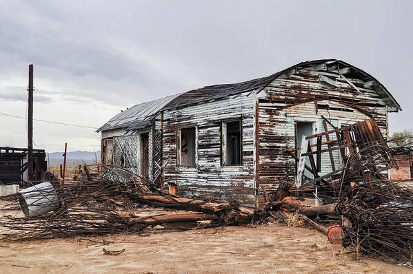 Mojave Desert Poster featuring the photograph Kelso Mojave Ghost Town by Kyle Hanson