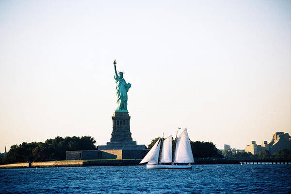 Liberty Poster featuring the photograph Lady Liberty by Claude Taylor