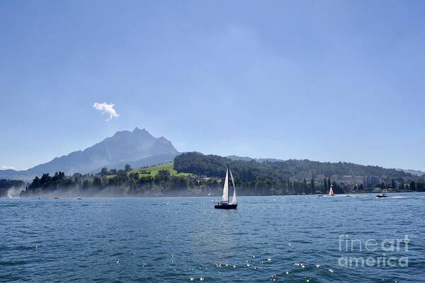 Lake Lucerne Poster featuring the photograph Lake Lucerne III by Flavia Westerwelle
