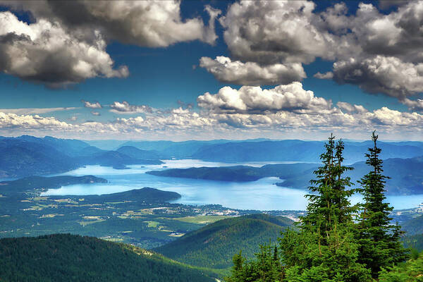 Lake Poster featuring the photograph Lake Pend Oreille by Dan Eskelson