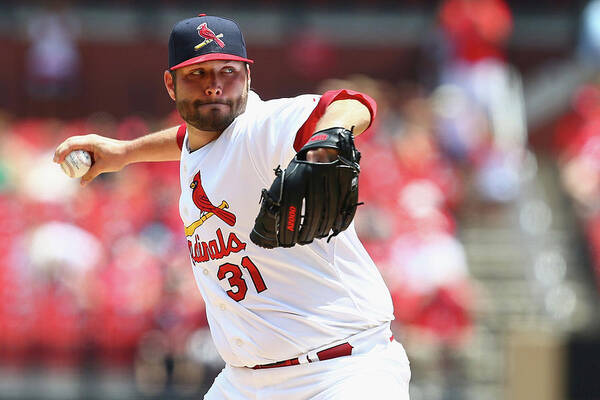 St. Louis Cardinals Poster featuring the photograph Lance Lynn by Dilip Vishwanat