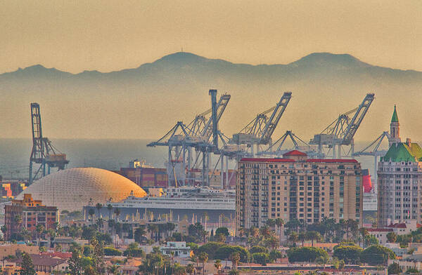 Long Beach Poster featuring the photograph Long Beach Vista by Tom Kelly