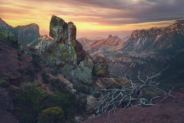Chisos Mountains Poster featuring the photograph Lost Light by Slow Fuse Photography