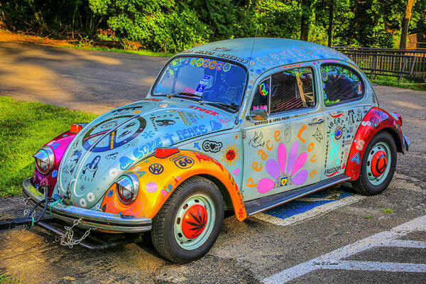 Volkswagen Poster featuring the photograph Love Bug by Dale R Carlson