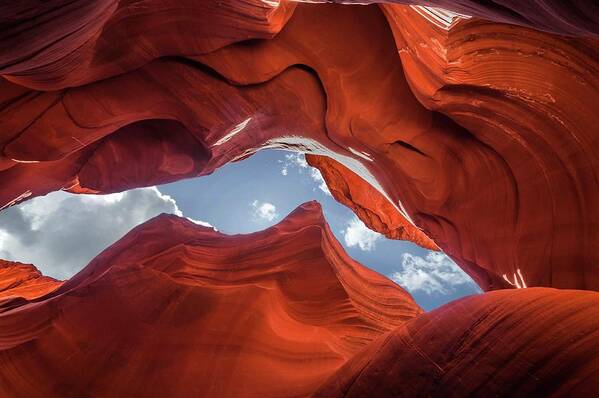 Antelope Canyon Poster featuring the photograph Lower Antelope Canyon by Rob Hemphill