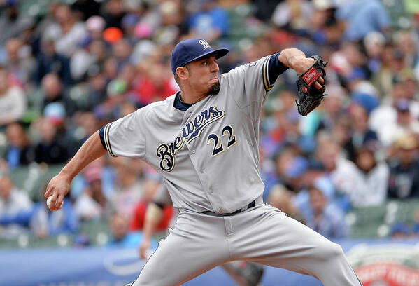 Baseball Pitcher Poster featuring the photograph Matt Garza by Brian Kersey