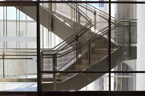 Staircase Poster featuring the photograph Modern Staircase by Joseph Skompski