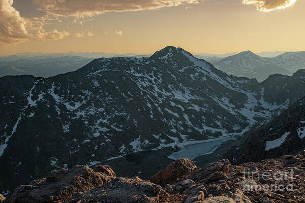 Alpine Tundra Poster featuring the photograph Mount Bierstadt, Colorado by Maresa Pryor-Luzier