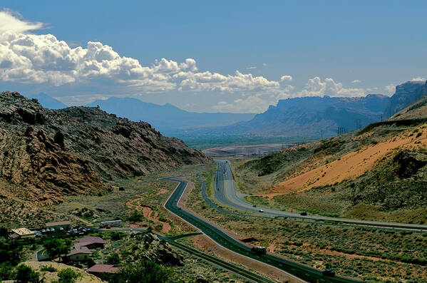 Arches Poster featuring the photograph Mountain Highway by Segura Shaw Photography