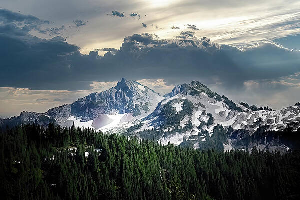 Mt. Rainier Poster featuring the photograph Mt. Ranier by Jim Signorelli