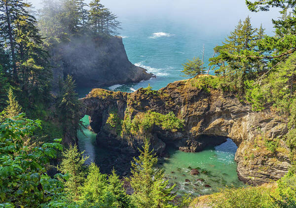 Beautiful Poster featuring the photograph Natural Bridges by Ed Clark