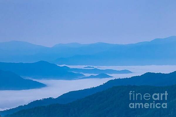 Smoky Mountains Poster featuring the photograph New Found Gap, Smoky Mountains by Theresa D Williams