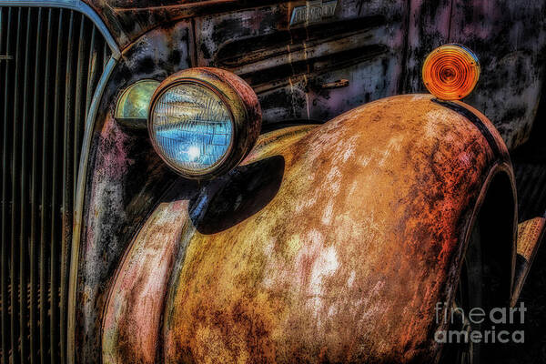 Chef Poster featuring the digital art Old Chev by Jim Hatch