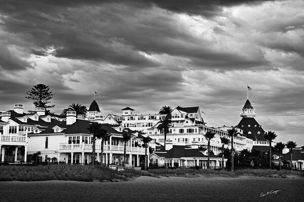 Hotel Dell Coronado Poster featuring the photograph Old School Del by Dan McGeorge