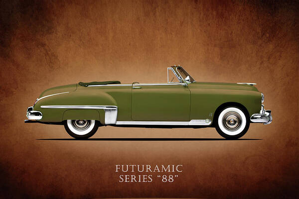 Oldsmobile Poster featuring the photograph Oldsmobile Futuramic 88 by Mark Rogan