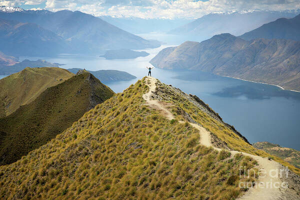 Lake Wanaka Poster featuring the photograph On Top of the World by Ernesto Ruiz