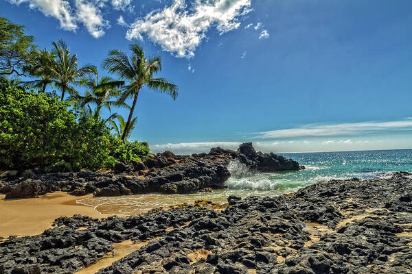 Hawaii Coves Poster featuring the photograph Paako Cove #2 by Chris Spencer