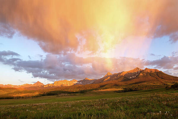 Colorado Poster featuring the photograph Peaches and Cream by Angela Moyer