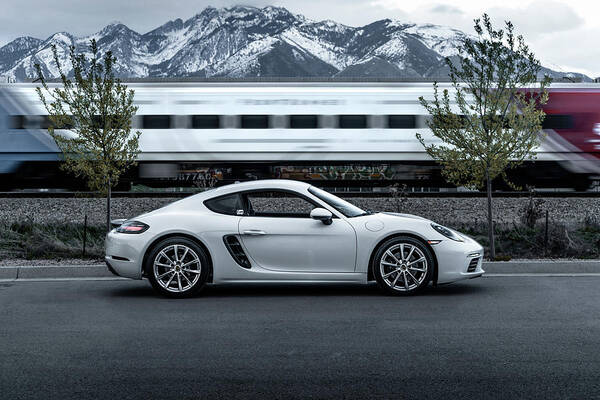 Porsche Poster featuring the photograph Private Transportation by David Whitaker Visuals