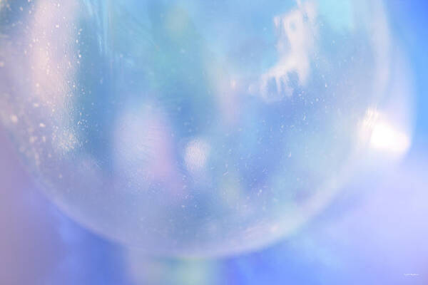 Purple Poster featuring the photograph Purple Frozen Bubble by Crystal Wightman